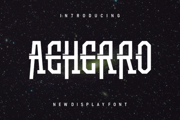 Aeherro: A Modern Display Font for Creative Web Design