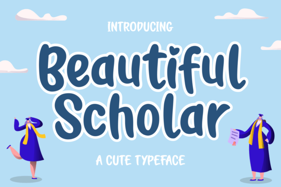 Beautiful Scholar: A Charming Display Font for Creative Branding