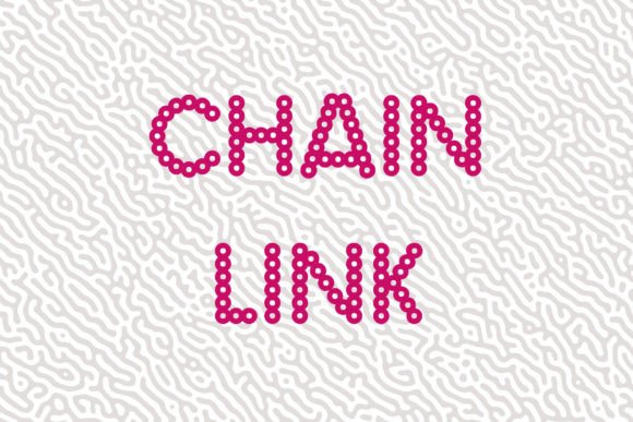 Chain Link: A Versatile Display Font for Creative Branding