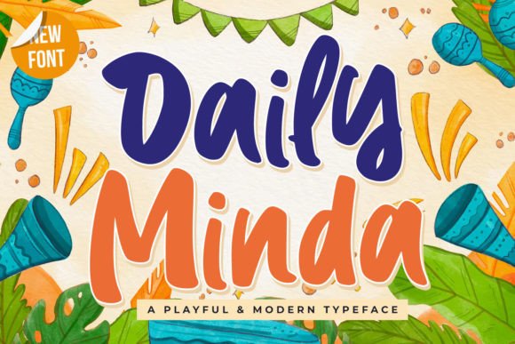 Daily Minda: A Trendy Display Font for Polished Web Projects