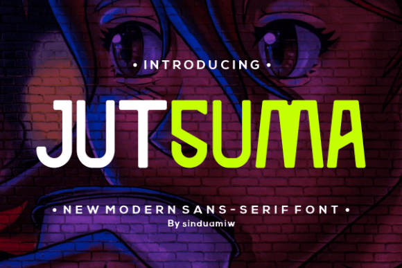 Discover Jutsuma: A Dynamic Display Font for Web Design