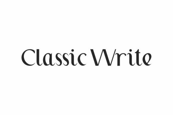 Discovering Classic Write: A Handwritten Display Font for Creative Projects