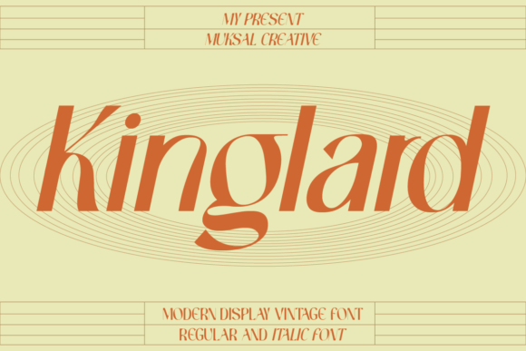 Discovering Kinglard: A Modern Display Typeface for Creative Projects