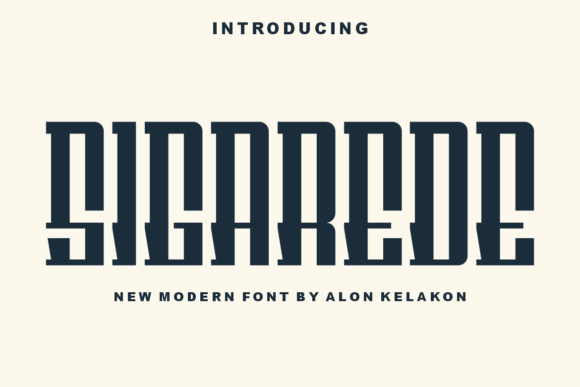 Enhance Your Brand with Sigarede: A Modern Display Font