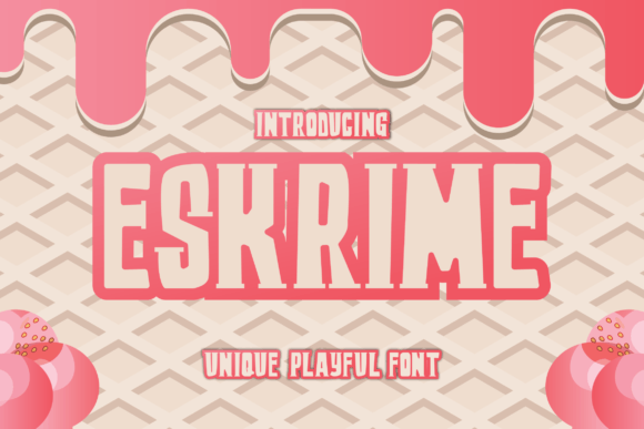 Eskrime: A Playful Display Font for Engaging Campaigns