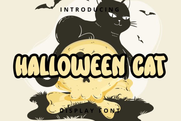 Halloween Cat: A Charming Font for Creative Makers