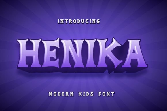 Henika: A Cheerful and Engaging Display Font for Editorial Design