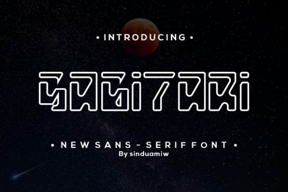 Introducing Sagitari: A Bold Display Font for Creative Marketers