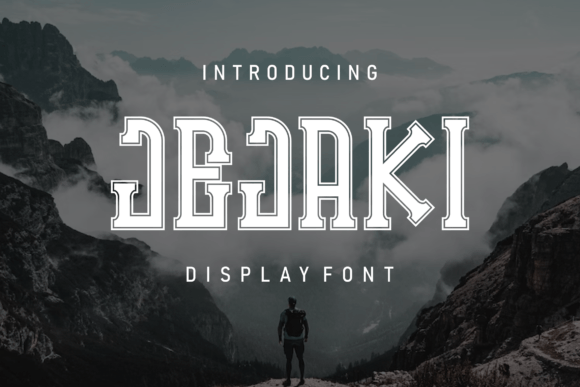 Jejaki: A Modern Display Font for Eye-Catching Visuals