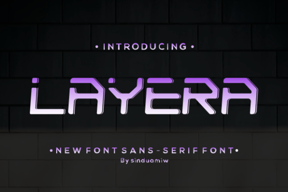 Layera: A Creative Display Font for Makers and Designers