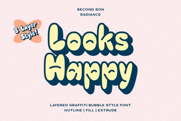 Looks Happy: A Playful Display Font for Engaging Web Design