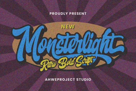 Monsterlight: A Bold Script Font for Editorial Flair