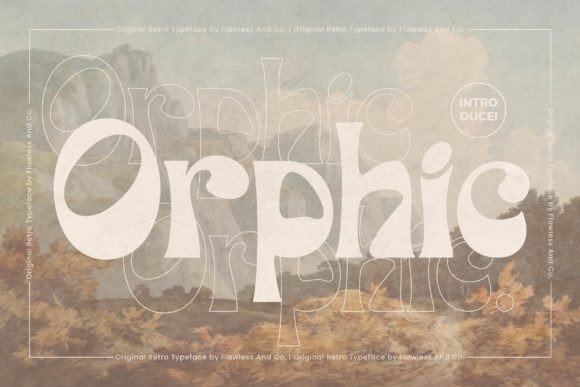 Orphic: A Bold and Fun Display Font for Web Design
