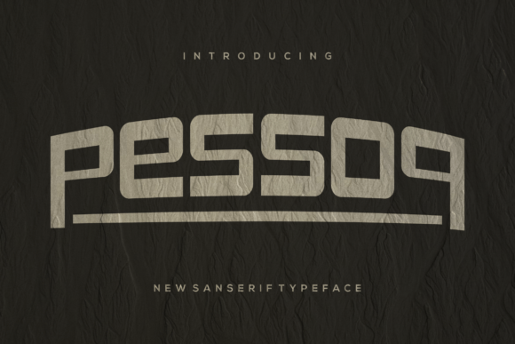 Pessoq: A Modern Display Font for Confident Branding
