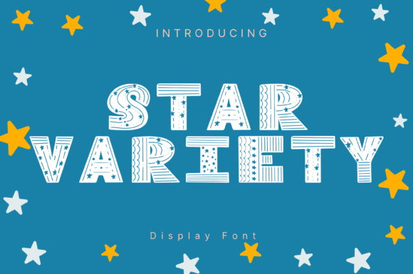 Star Variety: A Charming Display Font for Web Design