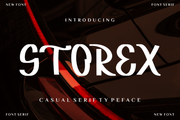 Storex: A Fun and Cool Display Font for Web Design