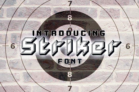 Striker: A Futuristic Display Font for Eye-Catching Publications