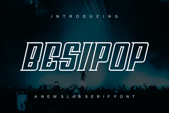The Besipop Display Font for Crafters and Creators