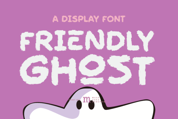 Unleash Creativity with Friendly Ghost: A Spooky Display Font