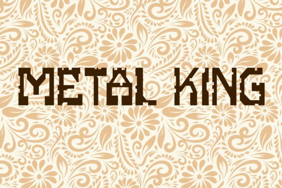 Unleash Creativity with Metal King: A Bold Display Font