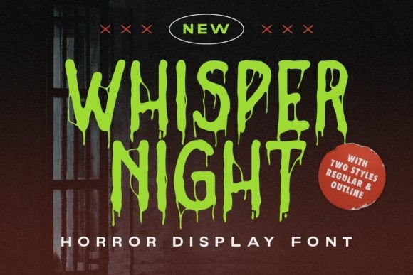 Whisper Night: A Spooky and Stylish Font for Your Brand