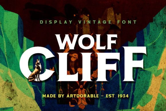 Wolfcliff: A Bold Vintage Display Font for Your Handmade Brand